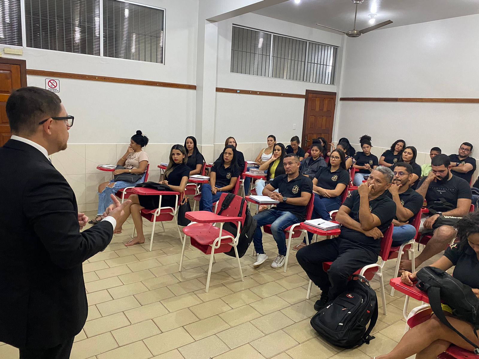 Palestra com o promotor - Luciano Augusto Araujo da Costa